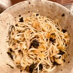 まき埜 - 磯おろし　混ぜたらこうなります。