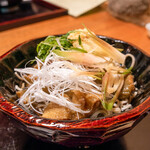 江戸蕎麦 ほそ川 - ひや賀茂茄子そば