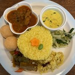 スリランカアーユルヴェーダ家庭料理 あ～ゆぼ～わん - スパイスカレープレート