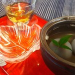 若狭鯖街道熊川宿　勘兵衛茶屋 - くずまんじゅう