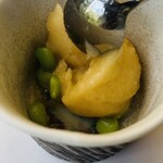 ヌキテパ - 下に枝豆が…初めての味でしたー