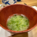 銀寿司 - 味噌汁