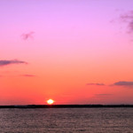 はぼろ温泉サンセットプラザ - 羽幌の夕焼け（夕焼けモードで写真撮った）