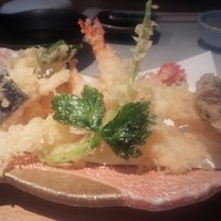 本等鮨 海馬 本店 - 天ぷら盛り合わせ