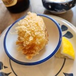 とんかつ 王龍 - ほたてフライ