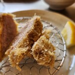 とんかつ 王龍 - まぐろトロかつ
