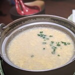 たらふく　うなり - 雑炊　ガンガン焼きの出汁で作ってくます