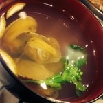 勇ずし - あさり汁