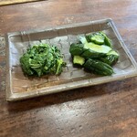吉野屋 - 〈2024年8月〉　青菜・きゅうりの辛子漬け