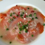 苗名滝苑 - 滝ますのカルパッチョ