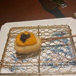 銀座 串かつ凡 - 子持ち昆布、うに、キャビア