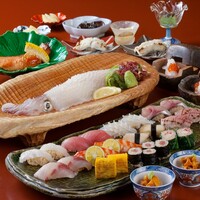 いかと寿司会席コース