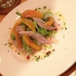 クッチーナ笑多 - サヨリのタッコロオレンジマリネ（１，１００円）２０１４年３月