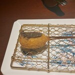 銀座 串かつ凡 - 黒毛和牛のメンチカツ、トリュフソース