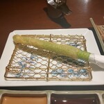 銀座 串かつ凡 - アスパラ