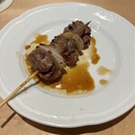 やきとり勝春 - 砂肝（中華風っぽい味付け？）