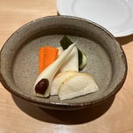 やきとり勝春 - 漬け物