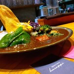 スパイスカレー ハラッピ - カシミールカレー　やさい(￥1150)。映えます！