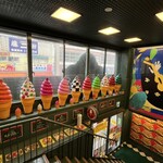 ラッキーピエロ - ソフトクリーム可愛いね