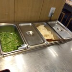 釜揚げうどん岡じま - 無料のトッピング(2024年8月15日撮影)