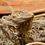 蕎麦切り 旗幟 - 田舎蕎麦900円