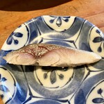 蕎麦切り 旗幟 - しめ鯖830円