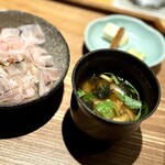 日本料理FUJI - お味噌汁も素敵♪