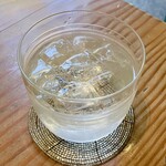 蕎麦切り 旗幟 - 瑞泉水割り710円