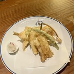 蕎麦切り 旗幟 - 天ぷら江戸前盛り合わせ2,480円