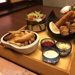 網元の宿 ろくや - 子供の揚げ物セット。