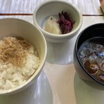 貴船 右源太 - ご飯　流石京都！お漬物が美味し〜