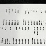 一心寿司 - 単品のメニュー