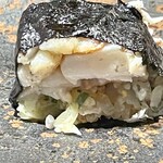 壮士 - のどぐろ海苔巻きのアップ