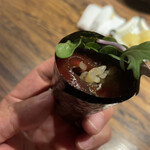 壮士 - 漬けの鉄火巻きのアップ