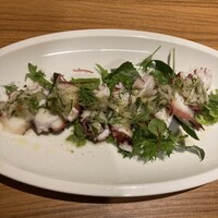 洋食ビストロ 一方美人 - タコのカルパッチョ♪