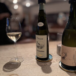 Itsuki - ペアリングワイン　ソムリエさんのご厚意で相方と私、それぞれ別の種類を選んでいただきました。