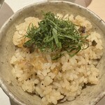 麦と麺助 - 鮎土鍋御飯