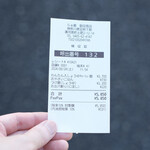 飯田商店 - レシート