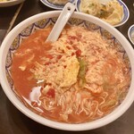 中国ラーメン揚州商人 池袋西口店 - 料理：トマ玉ラーメン(柳麺)