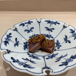 すし処 とし - 鰹タタキの粒マスタード醤油