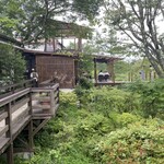 しげの屋 - トイレ側から