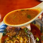 中華そば 鴨福 - 担々麺スープ