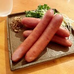 手打ちそば 舞鶴 - 鴨肉のソーセージ（¥748税込）