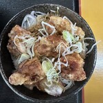 食処 そうしゃん - ミニからあげ丼４００円