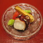 照寿司 - 関門海峡の蛸、合馬の筍、地物の空豆