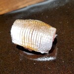 登喜和鮨 - 梭子魚の柑橘〆