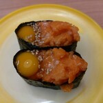 すし江戸 - サーモンユッケ