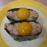 すし江戸 - うずら納豆