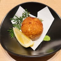 磯料理　まるけい - 海老しんじょ揚げ
