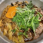 かも料理　まりも本店 - 鴨すき玉子につけて…